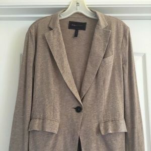 BCBG Draped Back Super Soft Blazer